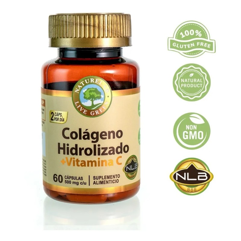 Colgeno Hidrolizado Vitamina C - 60 Cpsulas - Naturelab Sabor