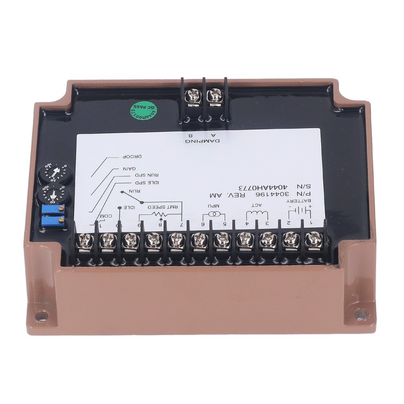Generator Speed Controller Electronic Engine Governor Slow Start Idle Control