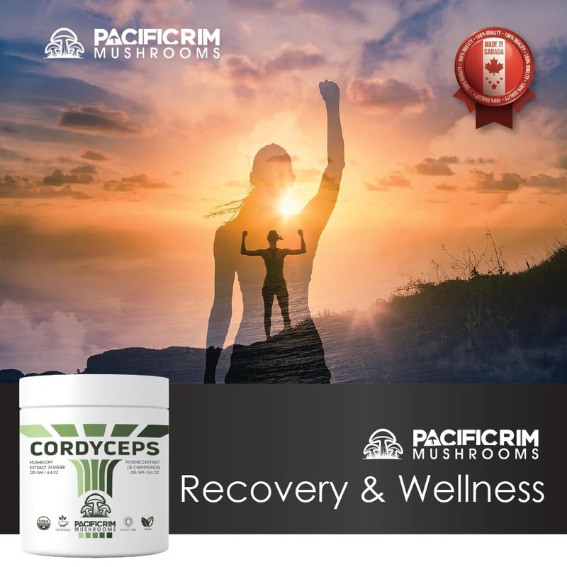 Pacific Rim Mushrooms Pacific Rim Mushrooms Cordyceps Mushroom Powder -