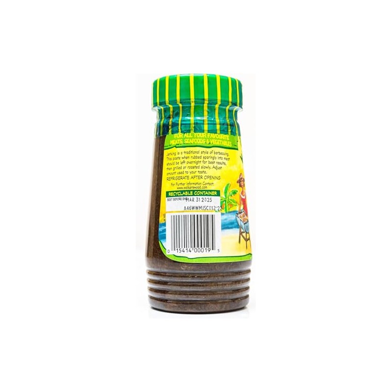 Walkerswood Jamaican Jerk Mild Seasoning, 10 Ounce (Pack of 4)
