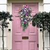 Artificial Flower Wreath Wreath with Lilacs Hyacinths Hydrangeas Spring Summer