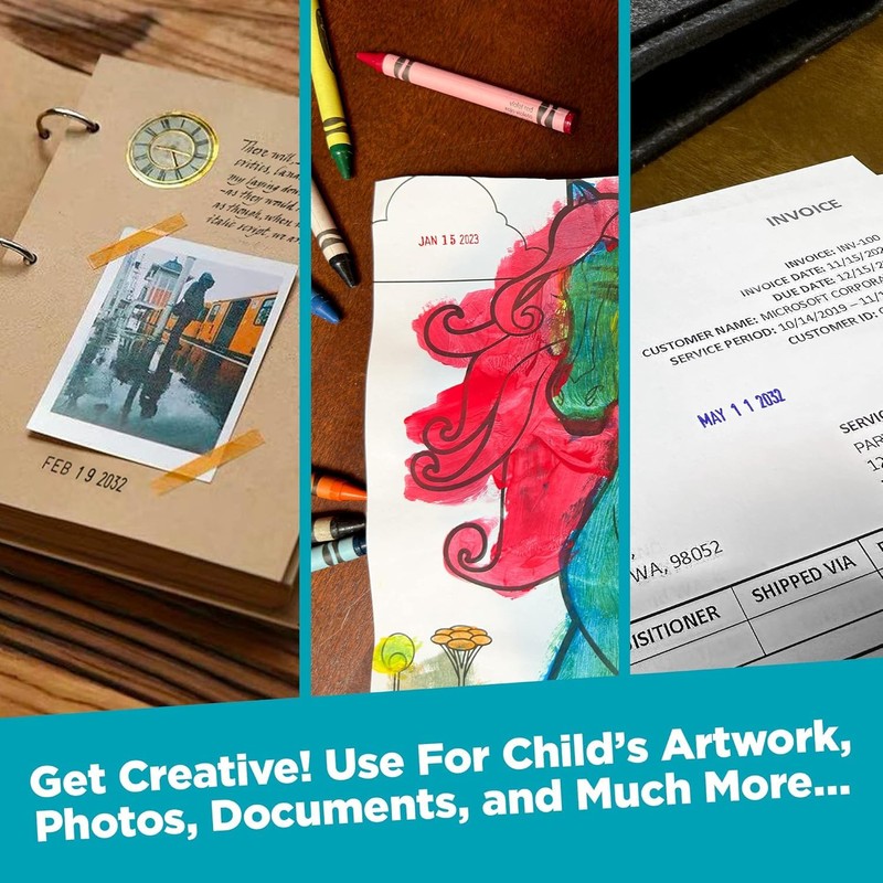 MaxMark Heavy Duty Date Stamp, Large Date Size - Exclusive