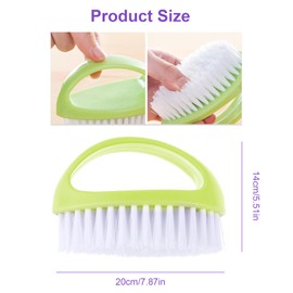 Nail Brushes for Cleaning Nails - TRACOMPAN 2PCS Professional Nail Cleaning Brush with Firm Nylon Bristles & Ergonomic Grip | Deep Clean Scrubber for Mechanics Gardeners Hand Under Nails Toes