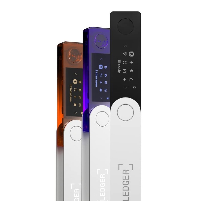 Ledger Nano X (Onyx Black) Crypto Hardware Wallet - Bluetooth