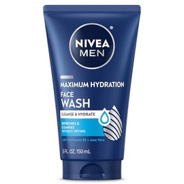 Moisturizing Face Wash por Nivea Limpiador Facial Humectante para Hombre, 150 ml (5 oz)