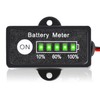 12V 24V 36V 48V Battery Indicator, Waterproof Universal LED Display