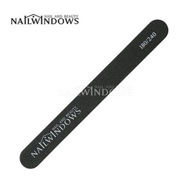 Nail Window Black Wood File 180/240 / 네일윈도우 블랙 우드파일180/240