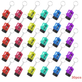 Yuragim Mini Torch Key Ring, 30 Pieces Small LED Torch Children for Party Bags, Children's Birthday Gifts, Children's Torch, Mini Torch for Outdoor Camping Hiking