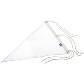 Light (Lite) Golf Course Supplies Nylon Solid Triangle Flag White M121 White