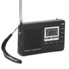 Portable Mini Radios FM/MW/SW Receiver with Digital Alarm Clock FM