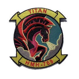 Squadron Nostalgia LLC HMH-769 Titan (Road Hogs) Patch – Sew On, 4"