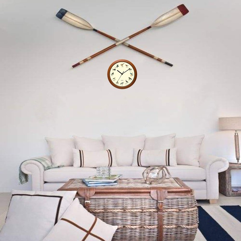 Belinlen Singing Bird Wall Clock 12 Inch of The Bird