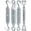 Seilwerk STANKE M6 Turnbuckle Eyelet Hook Galvanised Tensioner for Wire