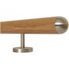 TIBU Oak Wooden Handrail Railing 0.3 m - 6 m,