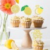 Keaziu Paquete de 24 adornos para magdalenas de limón con
