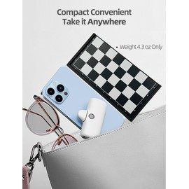 Travel Chess Set Magnetic Portable Folding Chess Board - Small Mini Pocket Chess Set (X-Small / 5.9 Inch)
