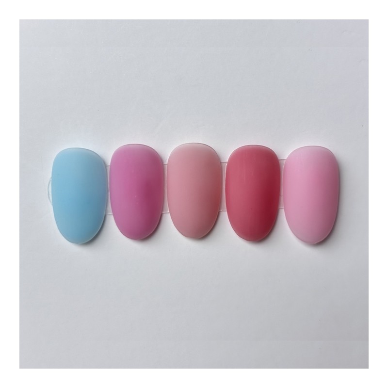 Refreshing Syrup Matte Handmade Nail Tips, Paddy Tips - Coffin-Short