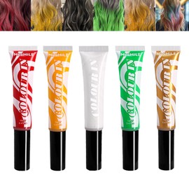 Mrettick 5 Colours Hair Dye Shampoo, Hair Instant Dye Shampoo, Hair Dye, Natural Hair Colour Shampoo, Long Lasting Hair Instant Dye Shampoo Hair Colour