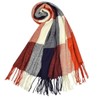 Winter Long Soft Warm Tartan Check Scarves Wraps for women