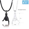CERSLIMO Pinky Promise Necklace - 2 Pcs Couple Necklaces Gifts