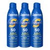 Coppertone Sport Sunscreen Spray SPF 50, Sweat, Heat and Water