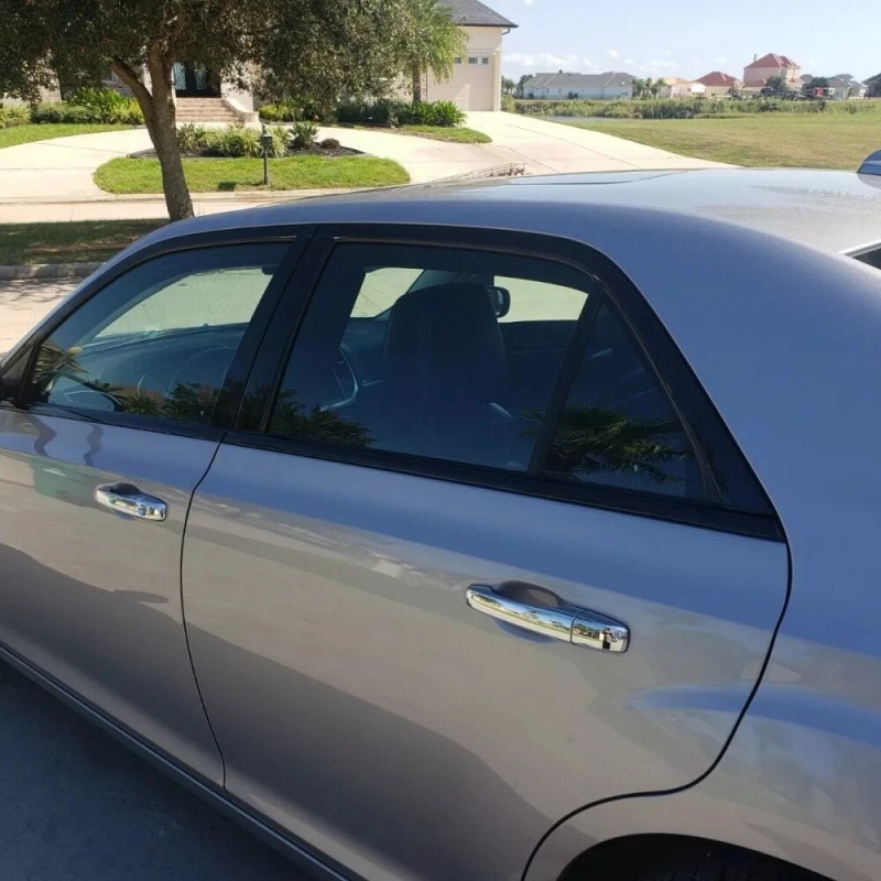 Cahuczlhoz For Chrysler 300 2011-2023 Side Window Trim Chrome Delete
