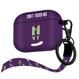 Youtec Compatible with Airpods Pro 2nd Generation Case with Lanyard Carrot Head Pattern Design Airpods Pro 2nd Generation Soft Case Portable & Shockproof for Women Men-Purple