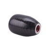 Carbon Fiber Shift Knob Gear Shifter Knobs with 3 Adapter