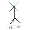 hologram 3D Fan Stand with Multi-Function Base，3D holographic fan Tripod