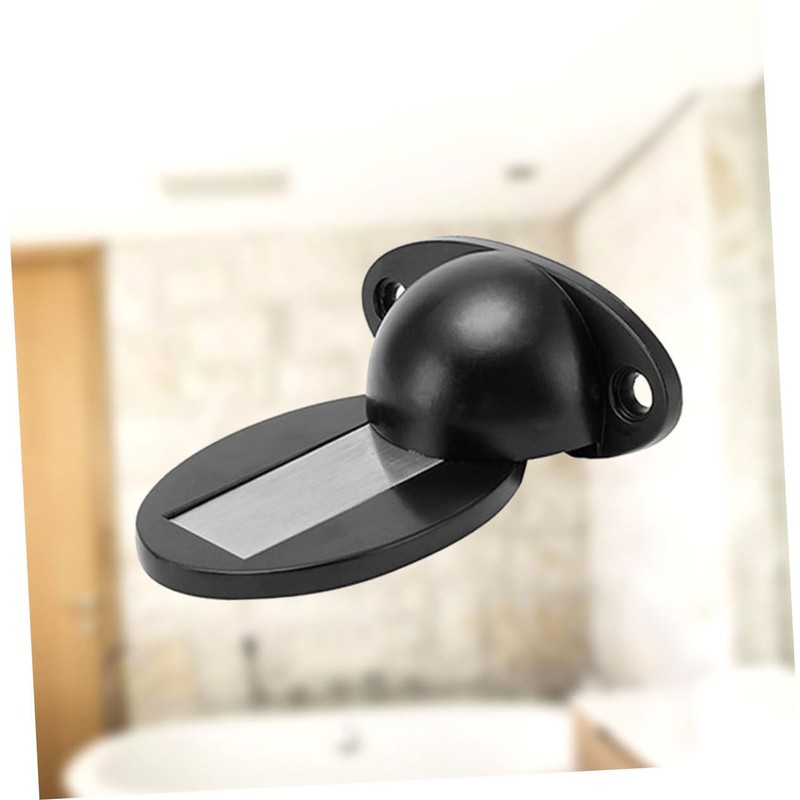 STOBOK 2pcs No Drilling Magnetic Door Stopper Heavy Duty Floor