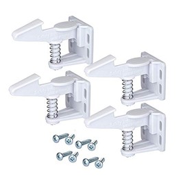 Spring Loaded Cabinet and Drawer Latch pack of 4