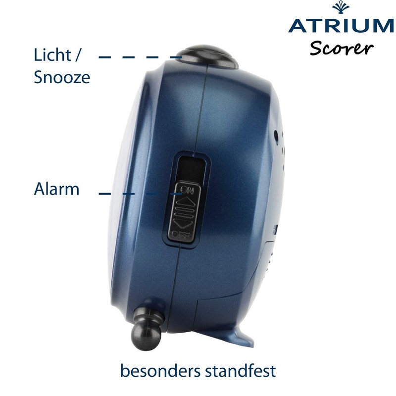 ATRIUM A932-5 Children's Alarm Clock for Boys Scorer Football Stadium