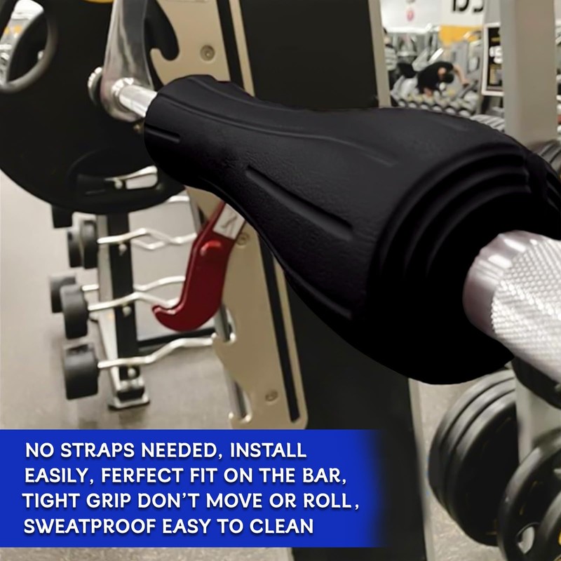 Rubber Barbell Pad, Squat Pad, Hip Thrust Pad, Easy to