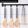 Godneei Leather S Hooks, Set of 4 S Hooks Black