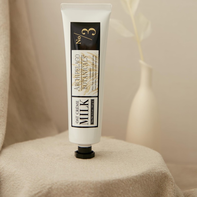 Archipelago Botanicals Oat Milk Hand Crème, Rich and Lightly Scented