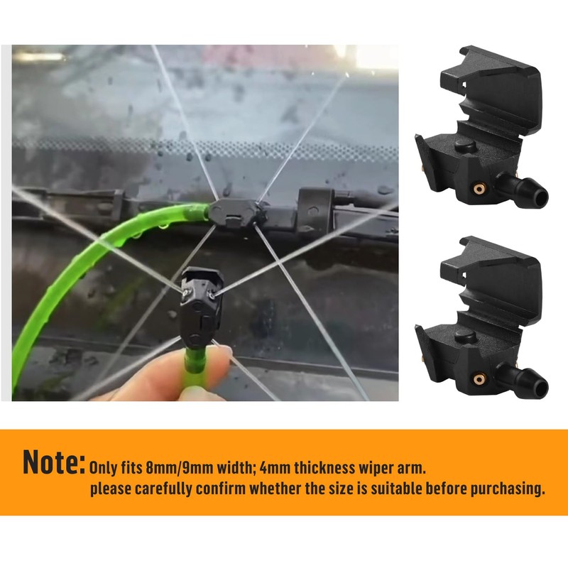 Lyeteung Wiper Water Hose Repair Kit, Universal Windscreen Washer Hose