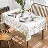 Artoid Mode Floral Leaves Spring Table Cloth, Rectangular 140x200 cm
