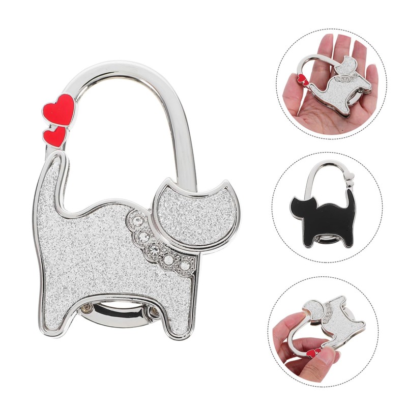 Baluue Portable Heavy Duty Handbag Holder with Unique Cat Design