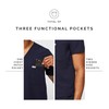 FIGS Chisec Three-Pocket Scrub Top for Men – Navy Blue,