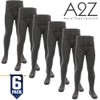 A2Z 4 Kids Cotton Rich 6 Pack Uniform School Tights
