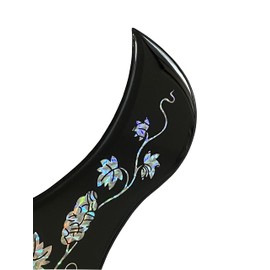 Acoustic Guitar Pickguard For Acoustic Taylor Laser Crystal Self Adhesive Guitar Pickguard (Silver)