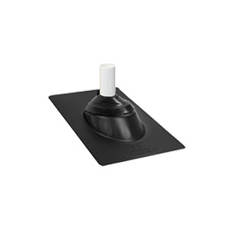 Ips 81857 Multi-Size 3-n-1 Galvanized Steel Base Roof Flashing, Black,