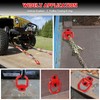 AUTOBOTS 1/2" Heavy Duty Bolt-On Forged D Ring, 12000Lbs Break