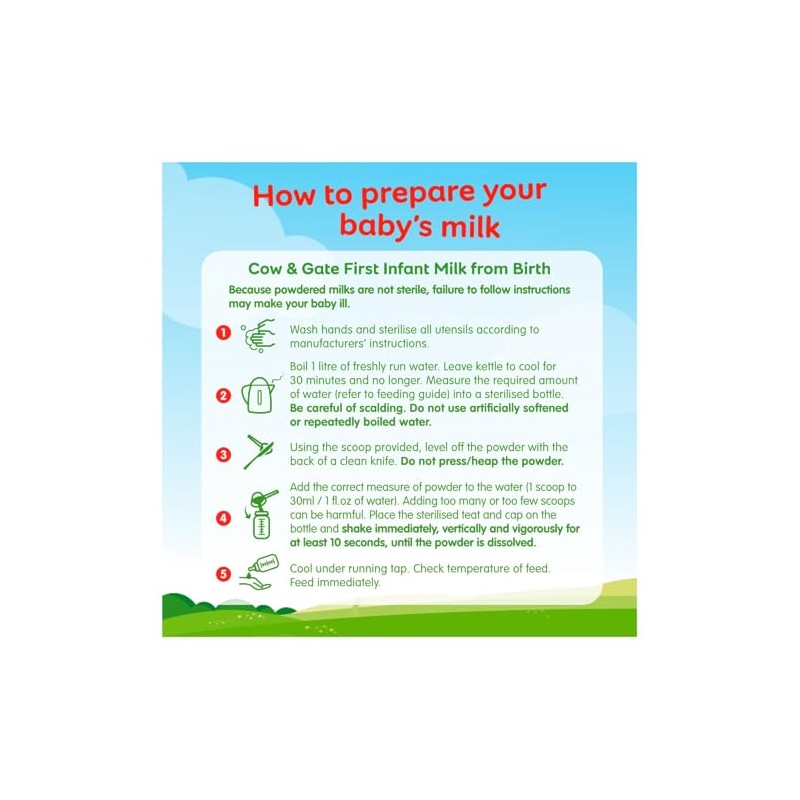 1.2kg Cow & Gate First Infant Milk Suitable From Birth
