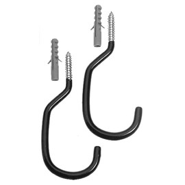 Point 13600901 Ceiling Bicycle Hooks with Mounting Materials Silver / Rubberised