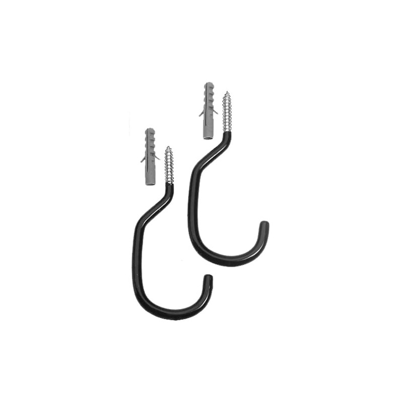 Point 13600901 Ceiling Bicycle Hooks with Mounting Materials Silver /
