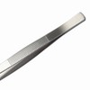 BinaryABC Stamp Tweezers Philately Collector Tools 2pcs (Silver)