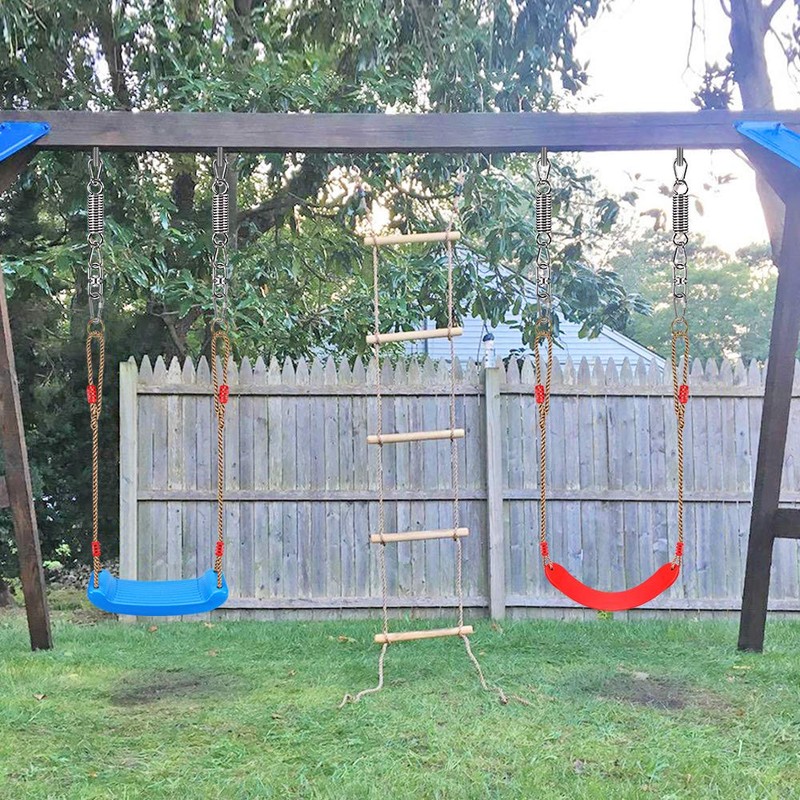 WAREMAID Hammock Chair Spring, Hanging Chair, Mounting Hardware Set, 360