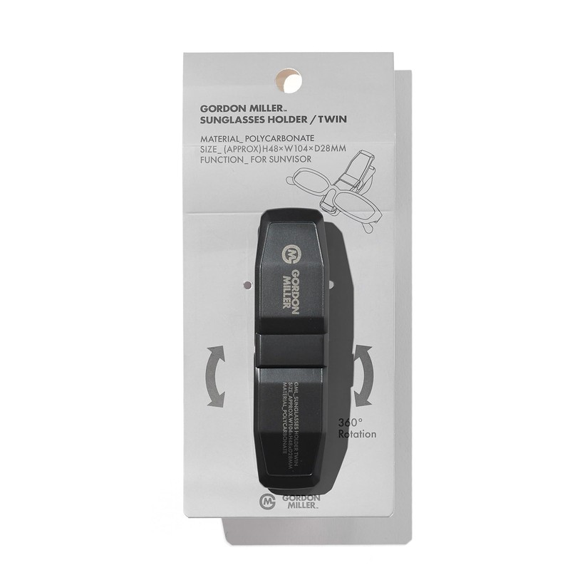 GORDON MILLER 1735857 Car Sunglasses Holder In Black