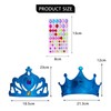 TAMUNI 18 PCS Princess Peach Crown Foam Tiaras, Sparkle and